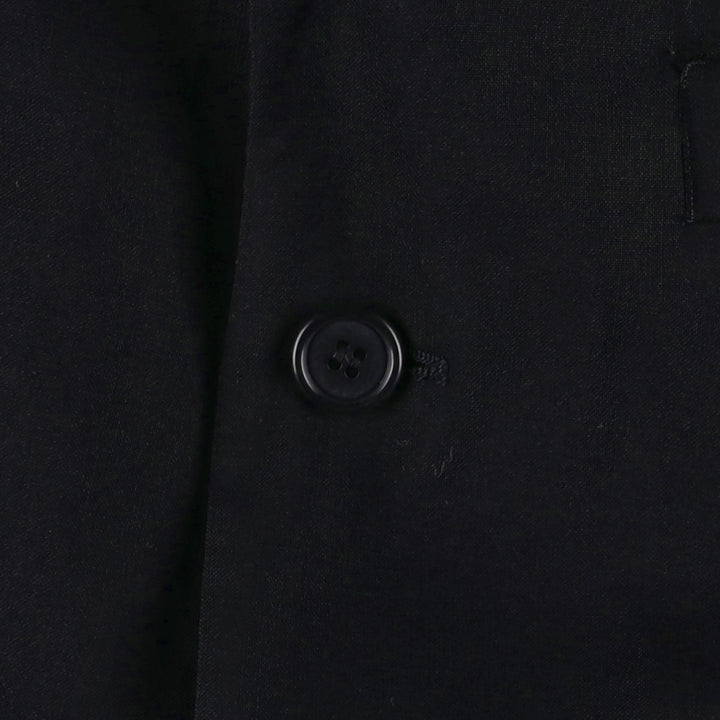 MARLANE Wool Tailored Jacket, Made in Italy, Men's Size M (approx.) wool black type Vintage Second Hand