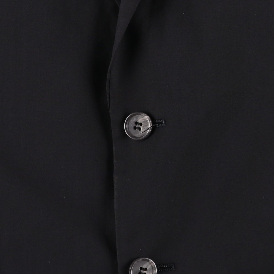 Balmain Slim Fit Wool Tailored Jacket, Men's Size M wool navy blue type Vintage Second Hand