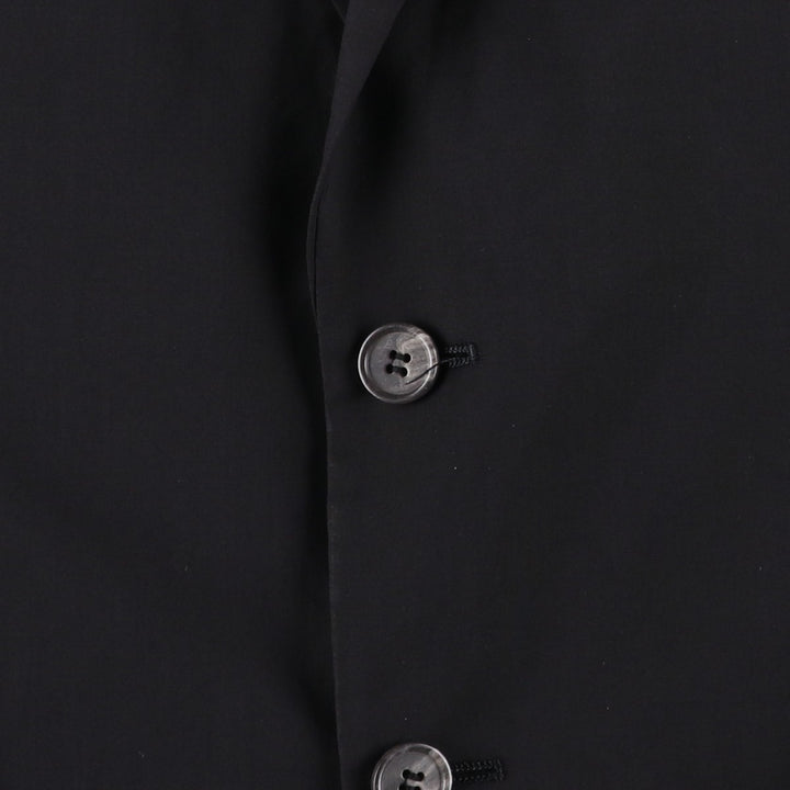 Balmain Slim Fit Wool Tailored Jacket, Men's Size M wool navy blue type Vintage Second Hand