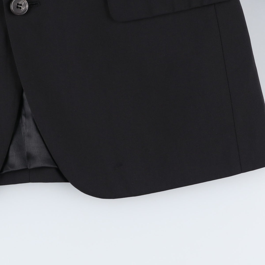 Balmain Slim Fit Wool Tailored Jacket, Men's Size M wool navy blue type Vintage Second Hand