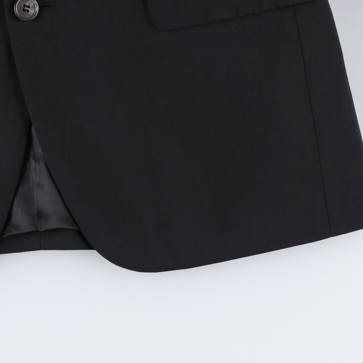 Balmain Slim Fit Wool Tailored Jacket, Men's Size M wool navy blue type Vintage Second Hand