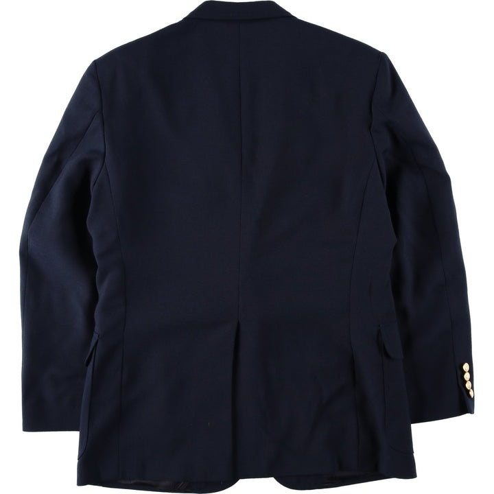 Handwick Clothes Blazer Tailored Jacket, Men's Size L (approx.) unclear navy blue type Vintage Second Hand