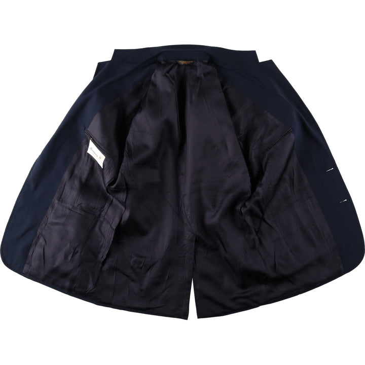 Handwick Clothes Blazer Tailored Jacket, Men's Size L (approx.) unclear navy blue type Vintage Second Hand