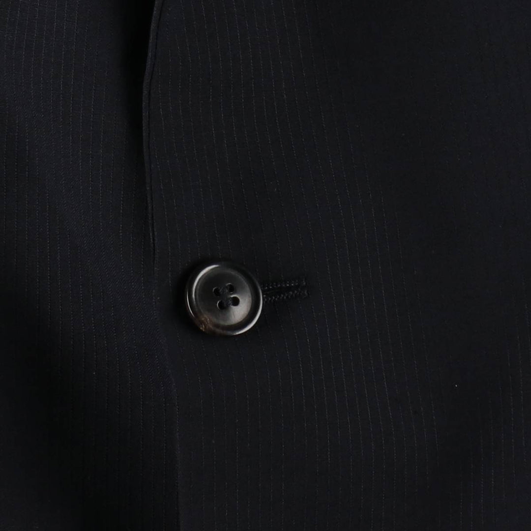 Hugo Boss wool tailored jacket, men's size XL (approx.) wool navy blue type Vintage Second Hand
