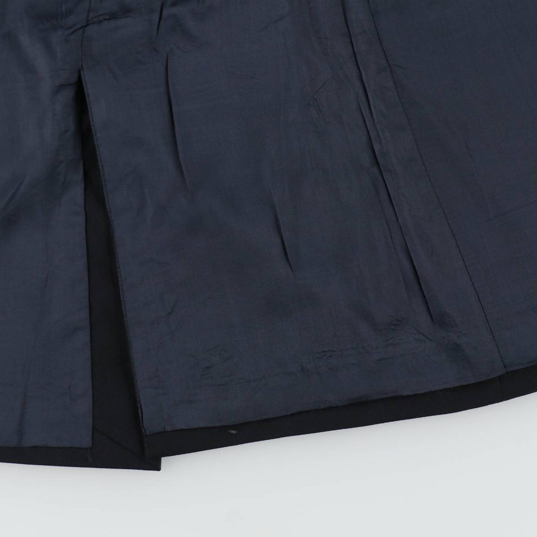 Hugo Boss wool tailored jacket, men's size XL (approx.) wool navy blue type Vintage Second Hand