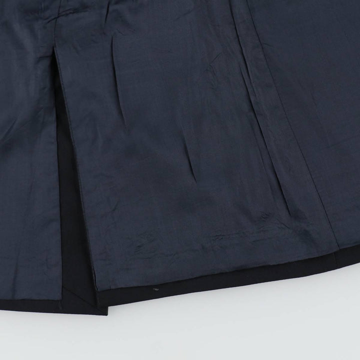 Hugo Boss wool tailored jacket, men's size XL (approx.) wool navy blue type Vintage Second Hand