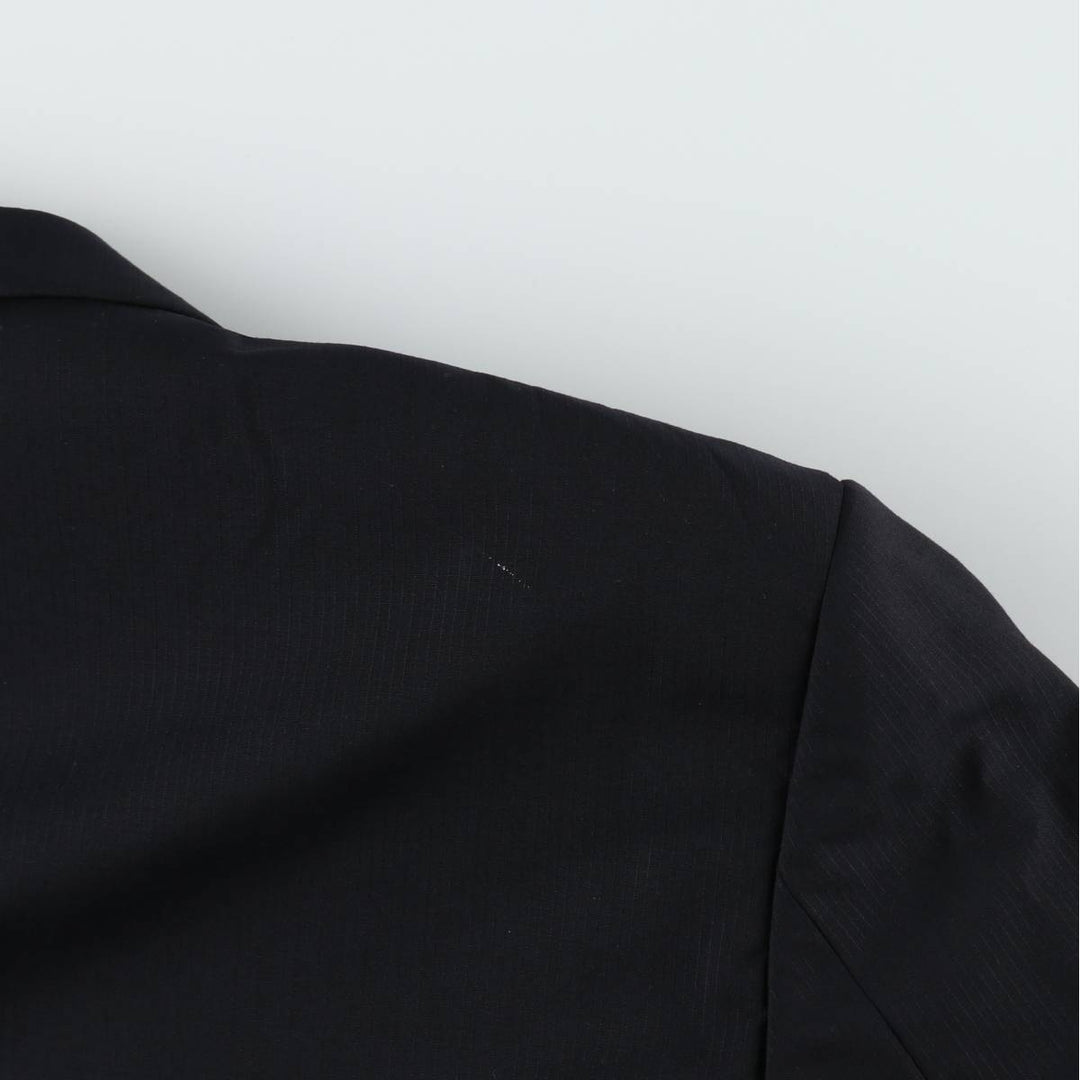Hugo Boss wool tailored jacket, men's size XL (approx.) wool navy blue type Vintage Second Hand