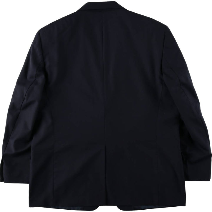 Savile Row Plain Blazer Tailored Jacket, Men's Size XL (approx.) wool navy blue type Vintage Second Hand