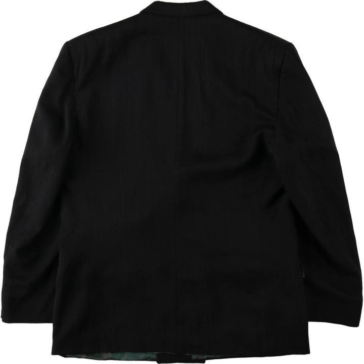 BURTON Peak Lapel Double-Breasted Tailored Jacket, Made in England, Men's Size L (approx.) polyester gray type Vintage Second Hand