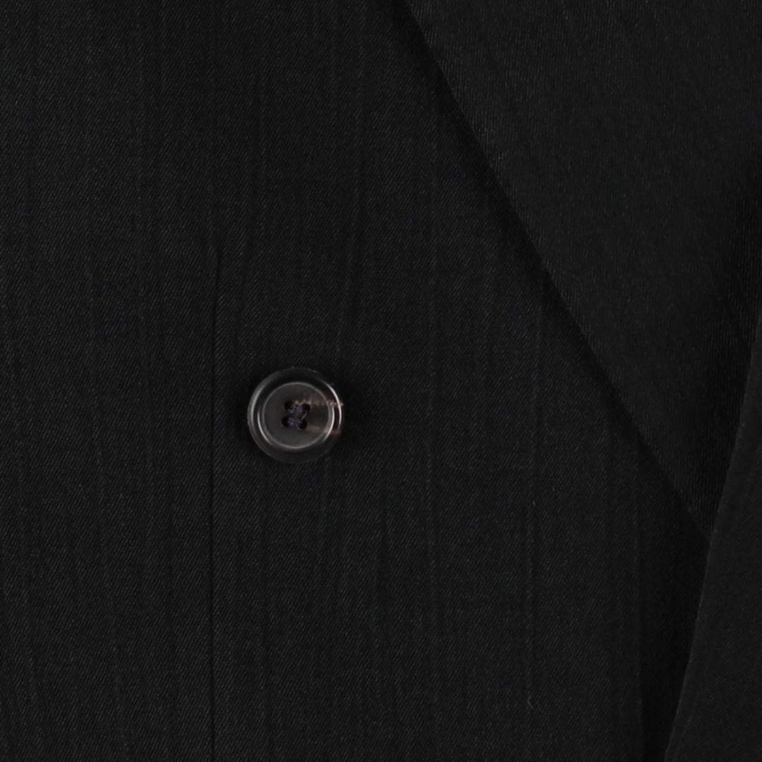 BURTON Peak Lapel Double-Breasted Tailored Jacket, Made in England, Men's Size L (approx.) polyester gray type Vintage Second Hand