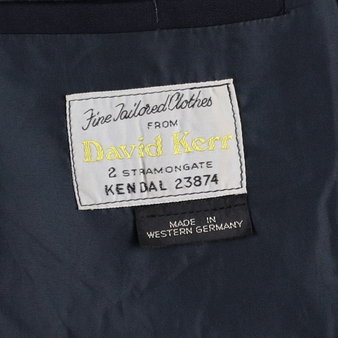 David Kerr blazer, tailored jacket, made in West Germany, men's size M. unclear navy blue type Vintage Second Hand