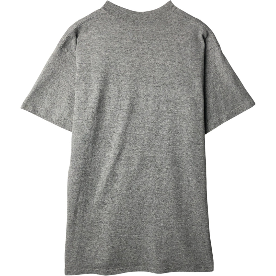 Vintage 90'S Russell High Cotton Solid Pocket T-Shirt, Made in USA, Men's XL polyester gray type Vintage Second Hand