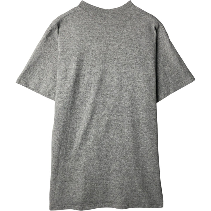 Vintage 90'S Russell High Cotton Solid Pocket T-Shirt, Made in USA, Men's XL polyester gray type Vintage Second Hand