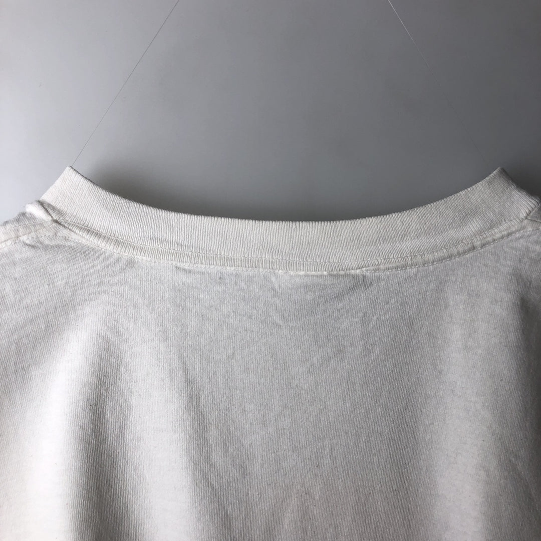 HARD ROCK CAFE Hard Rock Cafe Advertising T-shirt Made in USA Men's L size cotton white type Vintage Second Hand