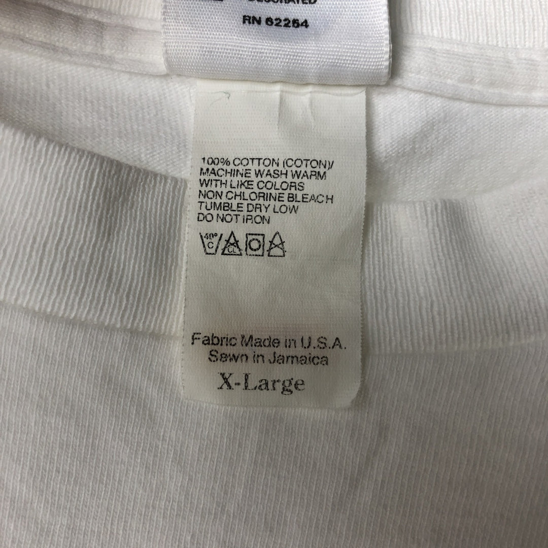 HARD ROCK CAFE Hard Rock Cafe Advertising T-shirt Men's XL size cotton white type Vintage Second Hand