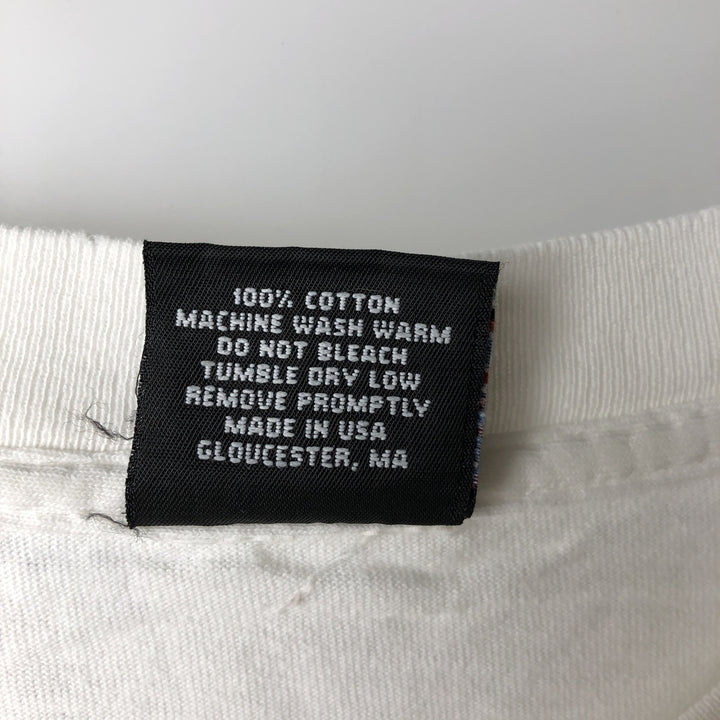 90'S ACME APPAREL Genesee Brewing Company Advertising T-Shirt, Made in USA, Men's XL equivalent, Vintage cotton white type Vintage Second Hand