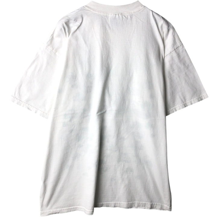 Gildan Bud Light Advertising T-Shirt, Men's Size XL (approx.) cotton white type Vintage Second Hand