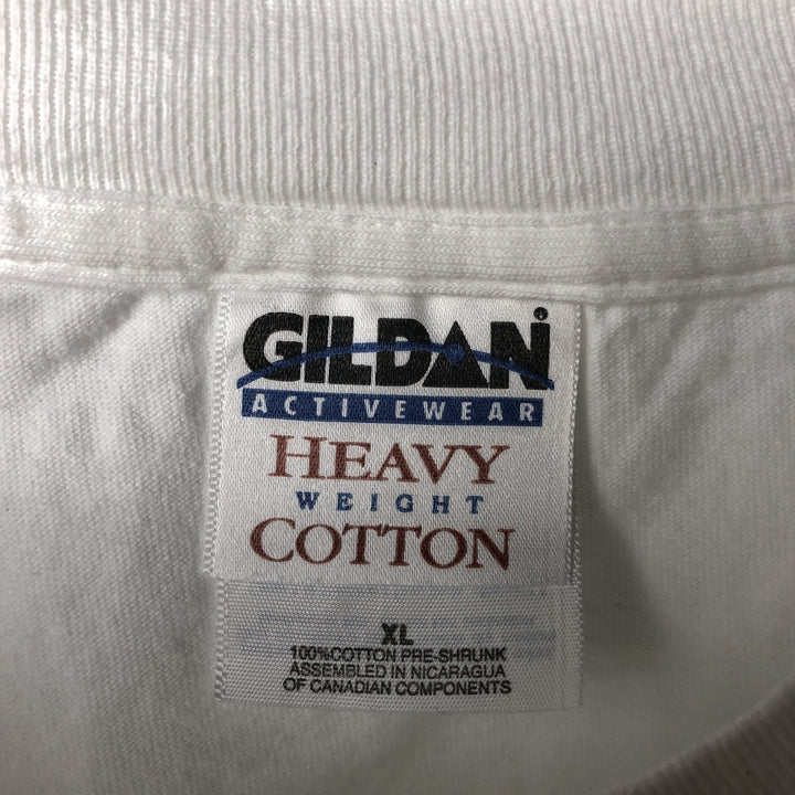 Gildan Bud Light Advertising T-Shirt, Men's Size XL (approx.) cotton white type Vintage Second Hand