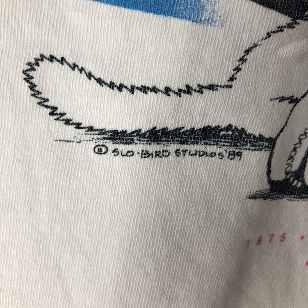 1980'S Hanes Eskimo Joe's Advertising T-Shirt, Made in USA, Men's XL equivalent, Vintage cotton white type Vintage Second Hand