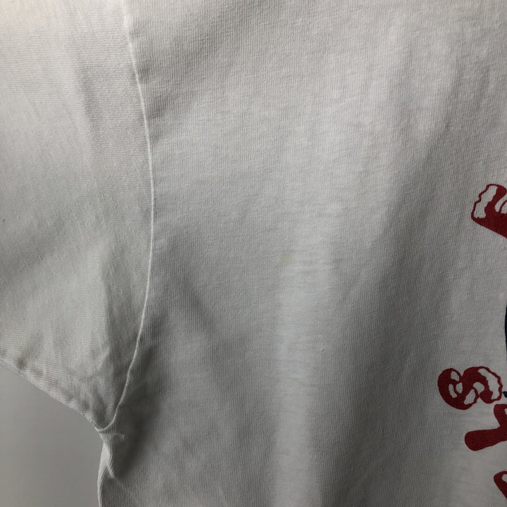 1980'S Hanes Eskimo Joe's Advertising T-Shirt, Made in USA, Men's XL equivalent, Vintage cotton white type Vintage Second Hand