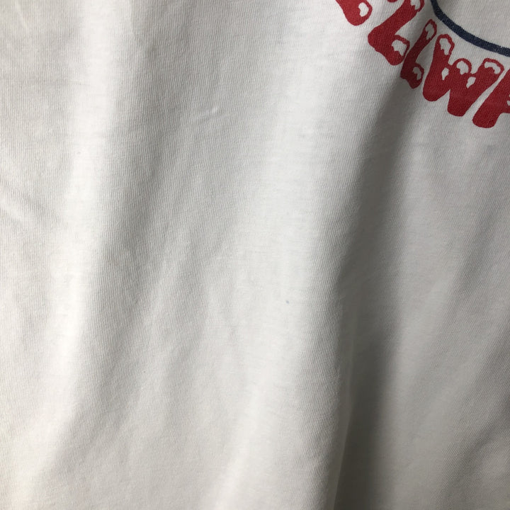 1980'S Hanes Eskimo Joe's Advertising T-Shirt, Made in USA, Men's XL equivalent, Vintage cotton white type Vintage Second Hand