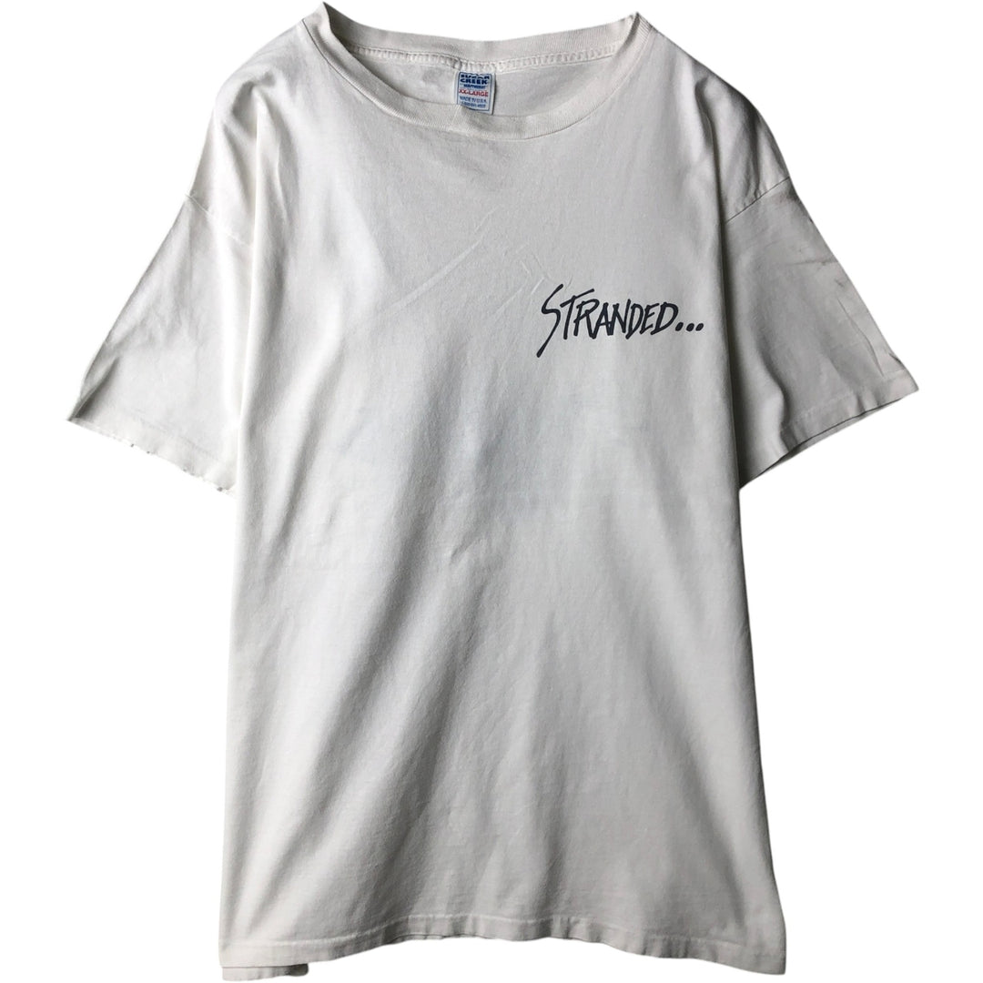 80'S SUGAR CREEK BUDWEISER Advertising T-Shirt, Made in USA, Men's XXL equivalent, Vintage cotton white type Vintage Second Hand