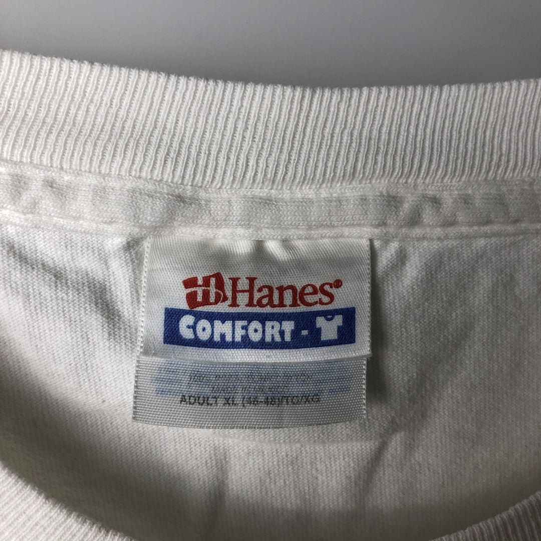 2000'S Hanes Nokia T-Mobile advertising T-shirt, men's size XL (approx.) cotton white type Vintage Second Hand