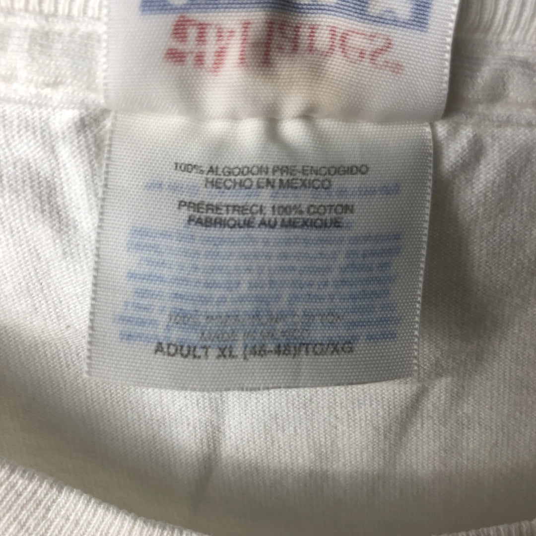 2000'S Hanes Nokia T-Mobile advertising T-shirt, men's size XL (approx.) cotton white type Vintage Second Hand