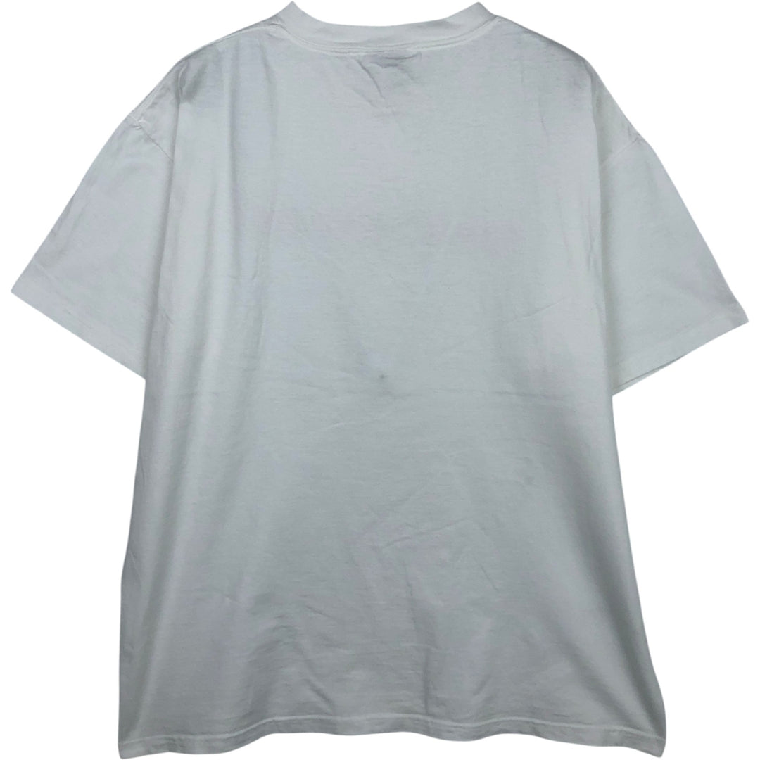 90'S ONEITA Printed T-shirt, Men's XL size, Vintage cotton white type Vintage Second Hand