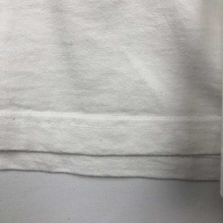 90'S ONEITA Printed T-shirt, Men's XL size, Vintage cotton white type Vintage Second Hand
