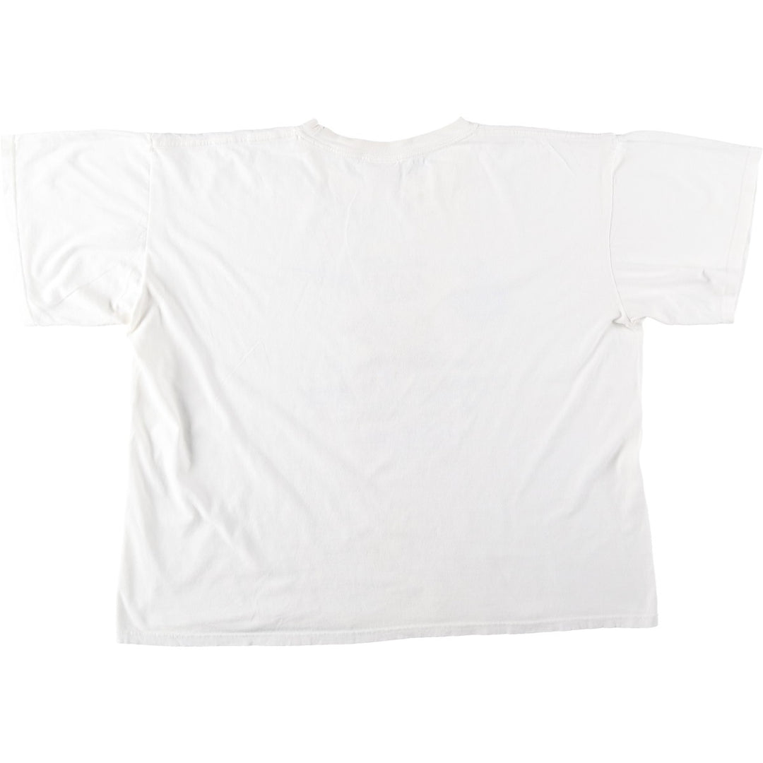 La Iguana Printed T-Shirt, Men's XXL (approx.) cotton white type Vintage Second Hand