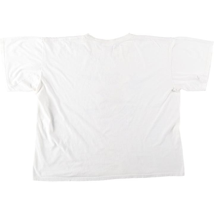 La Iguana Printed T-Shirt, Men's XXL (approx.) cotton white type Vintage Second Hand