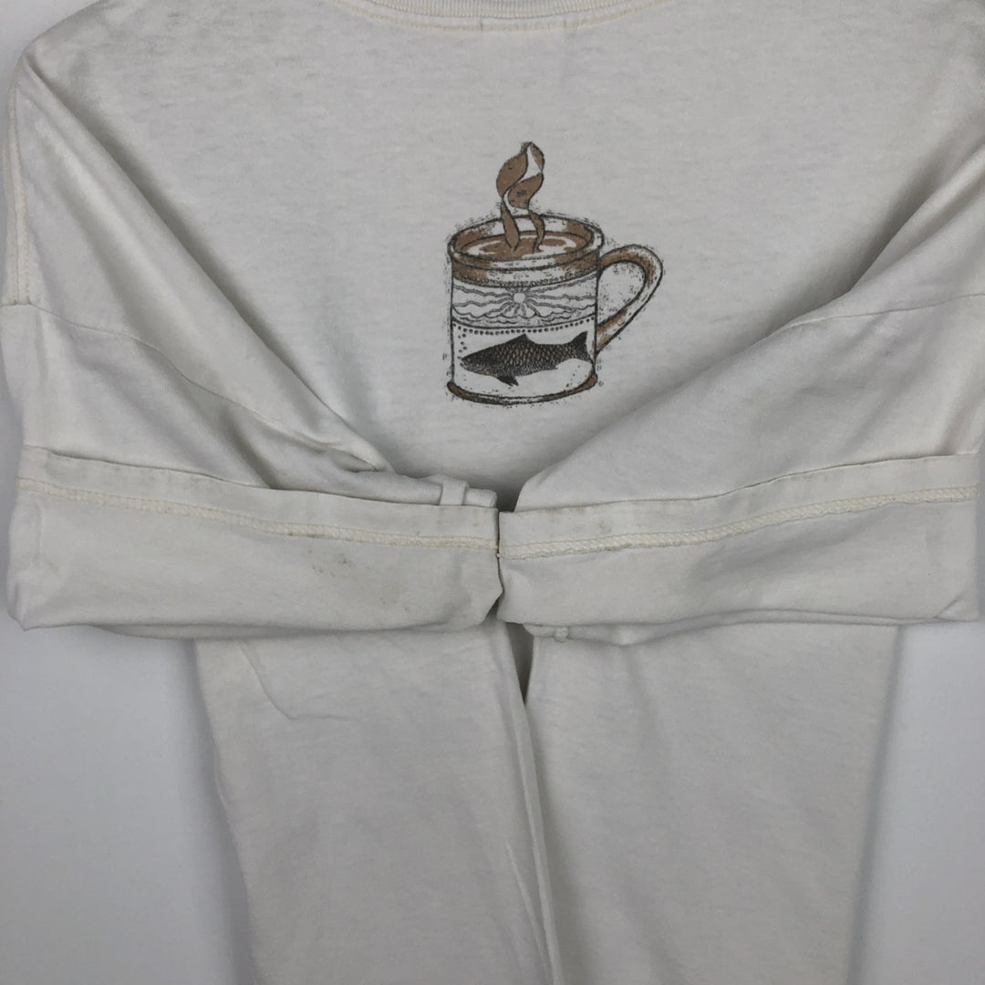 Anvil Printed T-shirt, Men's XL size cotton white type Vintage Second Hand