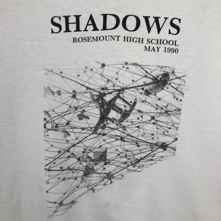 Vintage 90'S Fruit of the Loom photo T-shirt, Made in USA, Men's XL cotton white type Vintage Second Hand