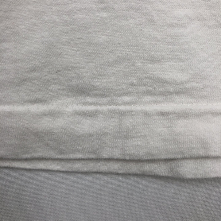Big size 90'S Fruit of the Loom printed T-shirt, made in USA, men's equivalent to XXXL, vintage. cotton white type Vintage Second Hand