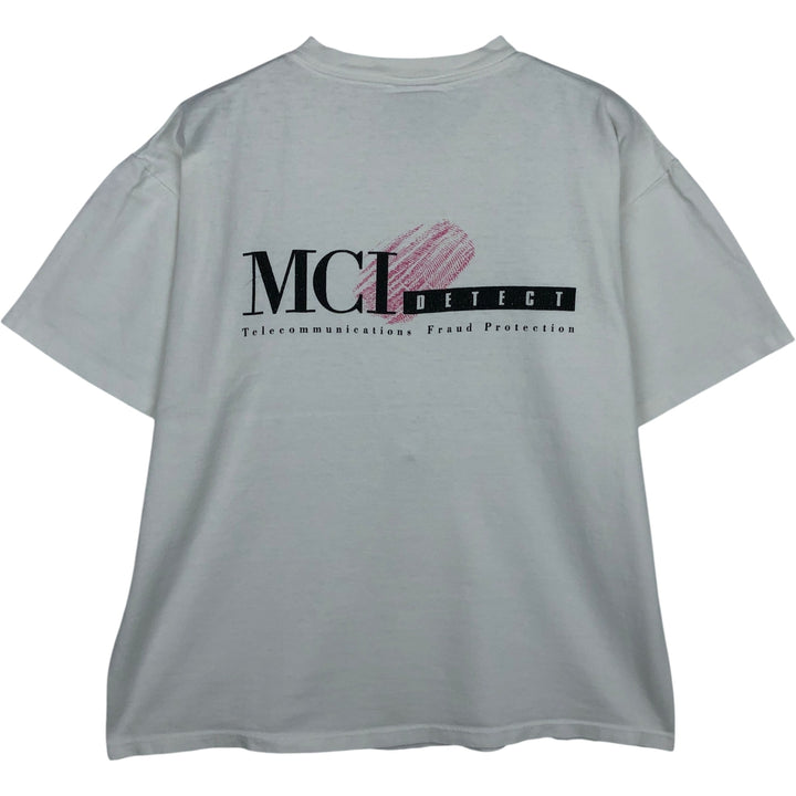 90'S ONEITA Advertising T-shirt Made in USA Men's L Vintage cotton white type Vintage Second Hand