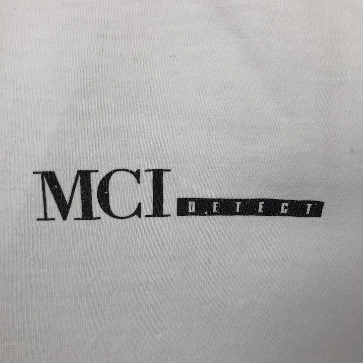 90'S ONEITA Advertising T-shirt Made in USA Men's L Vintage cotton white type Vintage Second Hand