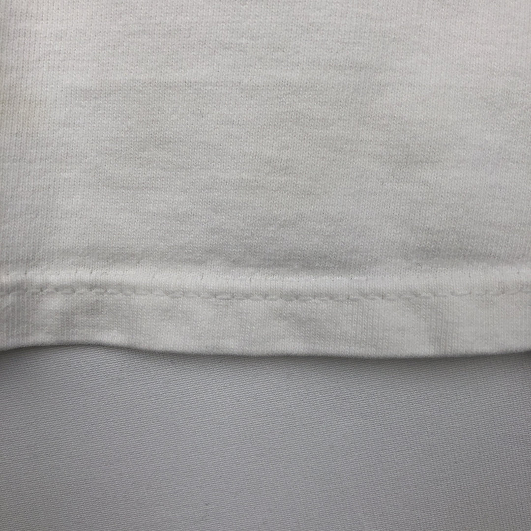 90'S ONEITA Advertising T-shirt Made in USA Men's L Vintage cotton white type Vintage Second Hand