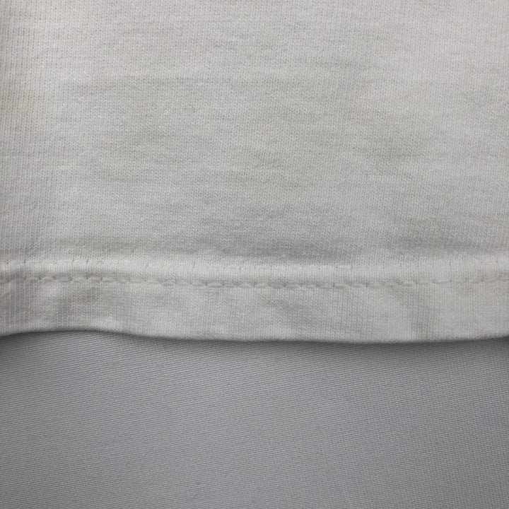 90'S ONEITA Advertising T-shirt Made in USA Men's L Vintage cotton white type Vintage Second Hand