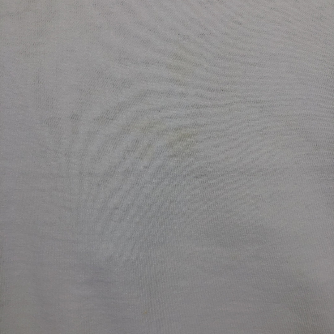 90'S ONEITA Advertising T-shirt Made in USA Men's L Vintage cotton white type Vintage Second Hand