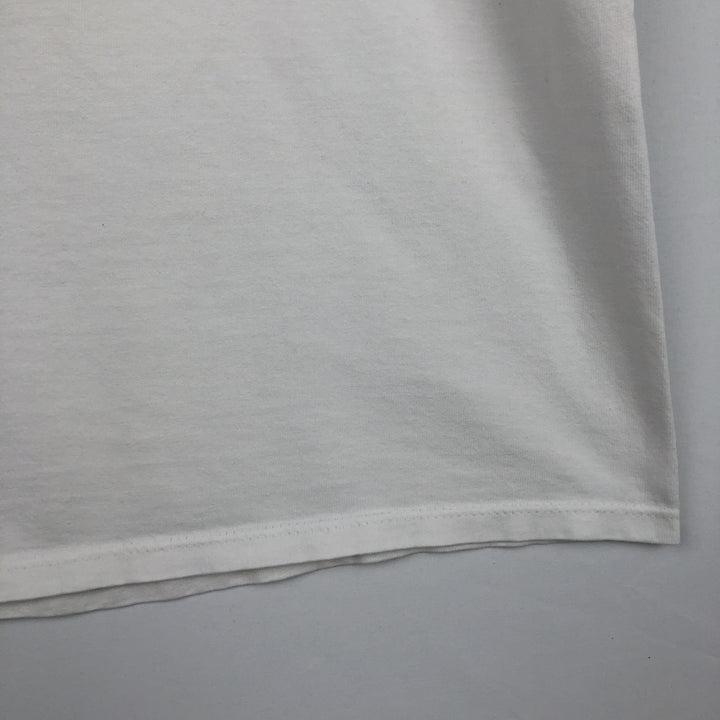 90'S ONEITA Advertising T-shirt Made in USA Men's L Vintage cotton white type Vintage Second Hand