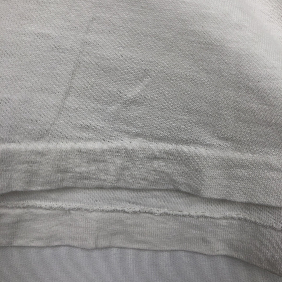 90'S ALORE Print T-Shirt, Made in USA, Men's Size L (Equivalent), Vintage cotton white type Vintage Second Hand