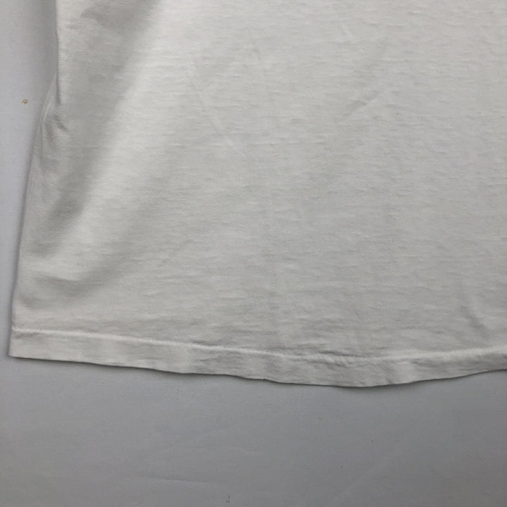 90'S ALORE Print T-Shirt, Made in USA, Men's Size L (Equivalent), Vintage cotton white type Vintage Second Hand