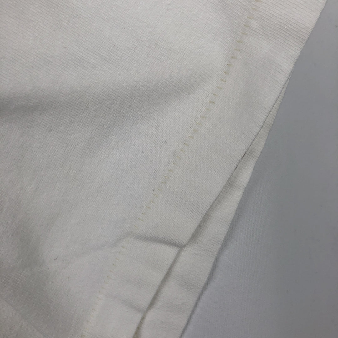 90'S Hanes BEEFY-T Printed T-shirt Made in USA Men's XL Vintage cotton white type Vintage Second Hand