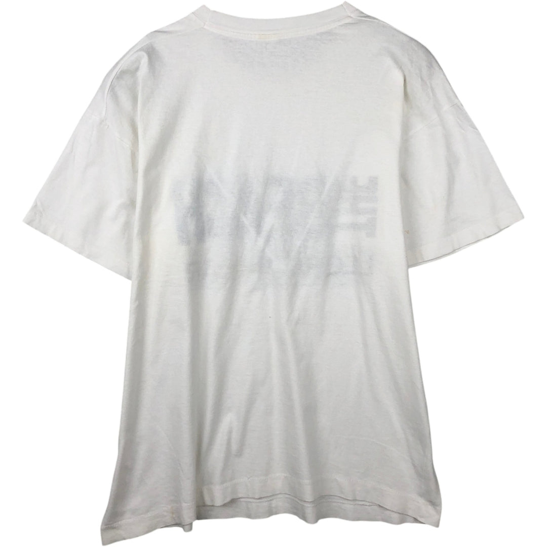 90'S Vintage Printed T-Shirt, Men's XL unclear white type Vintage Second Hand