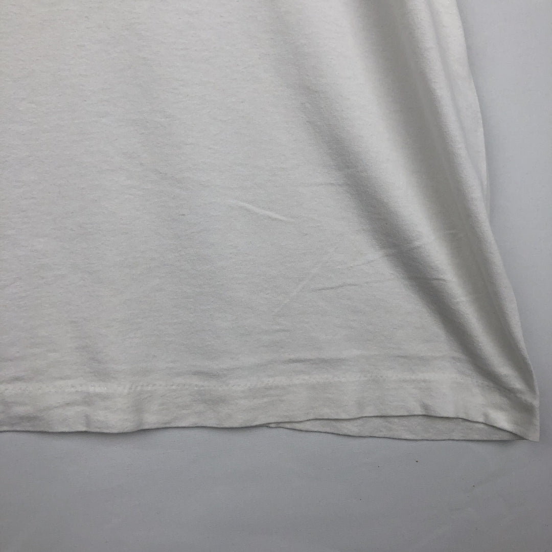 90'S Vintage Printed T-Shirt, Men's XL unclear white type Vintage Second Hand