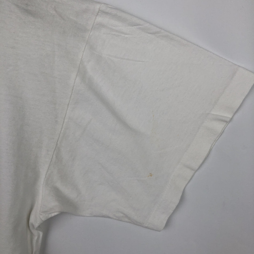 90'S Vintage Printed T-Shirt, Men's XL unclear white type Vintage Second Hand