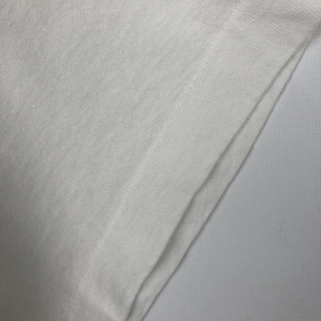 90'S Fruit of the Loom Message Print T-Shirt Made in USA Men's Medium Vintage cotton white type Vintage Second Hand