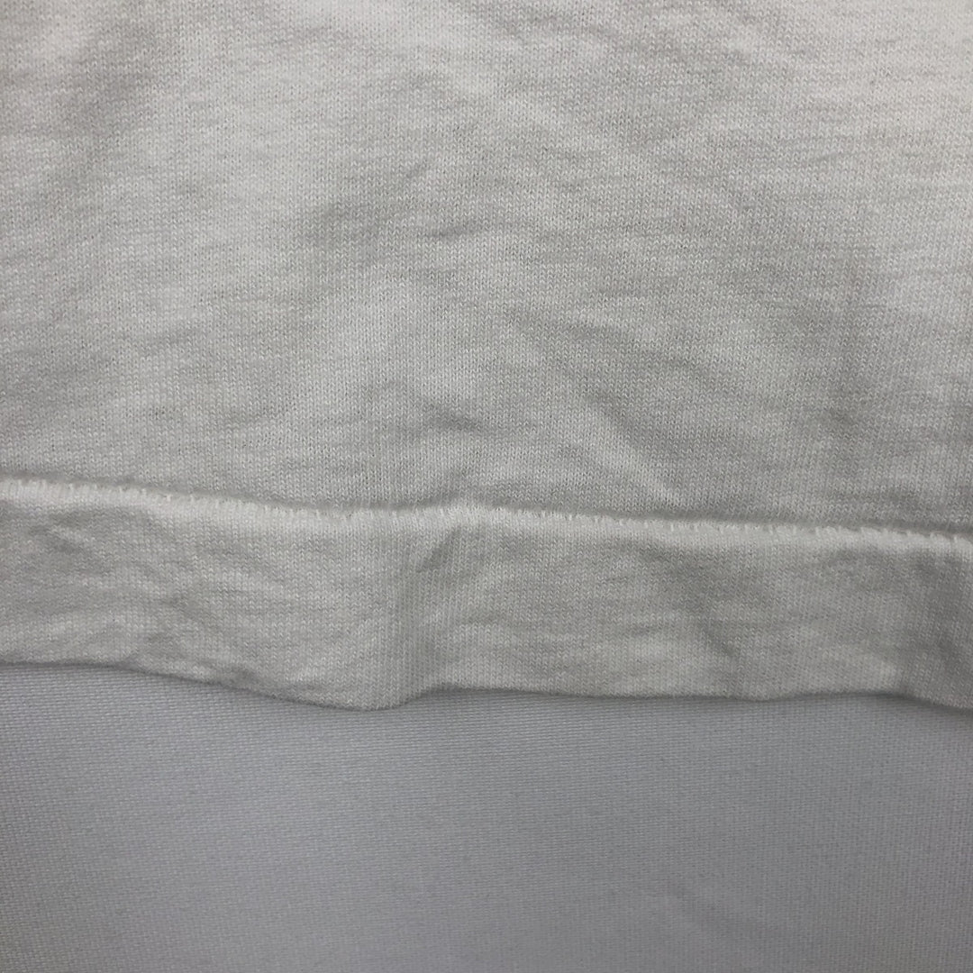 90'S Fruit of the Loom Message Print T-Shirt Made in USA Men's Medium Vintage cotton white type Vintage Second Hand