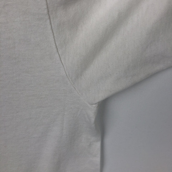 90'S Fruit of the Loom Message Print T-Shirt Made in USA Men's Medium Vintage cotton white type Vintage Second Hand